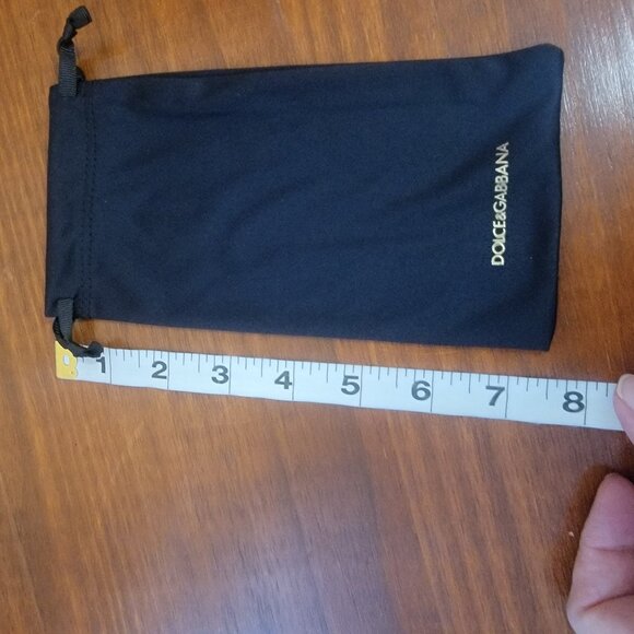 Original Authentic Black & Gold Dolce & Gabbana Pouch Eyeglasses & Sunglasses - Picture 4 of 6